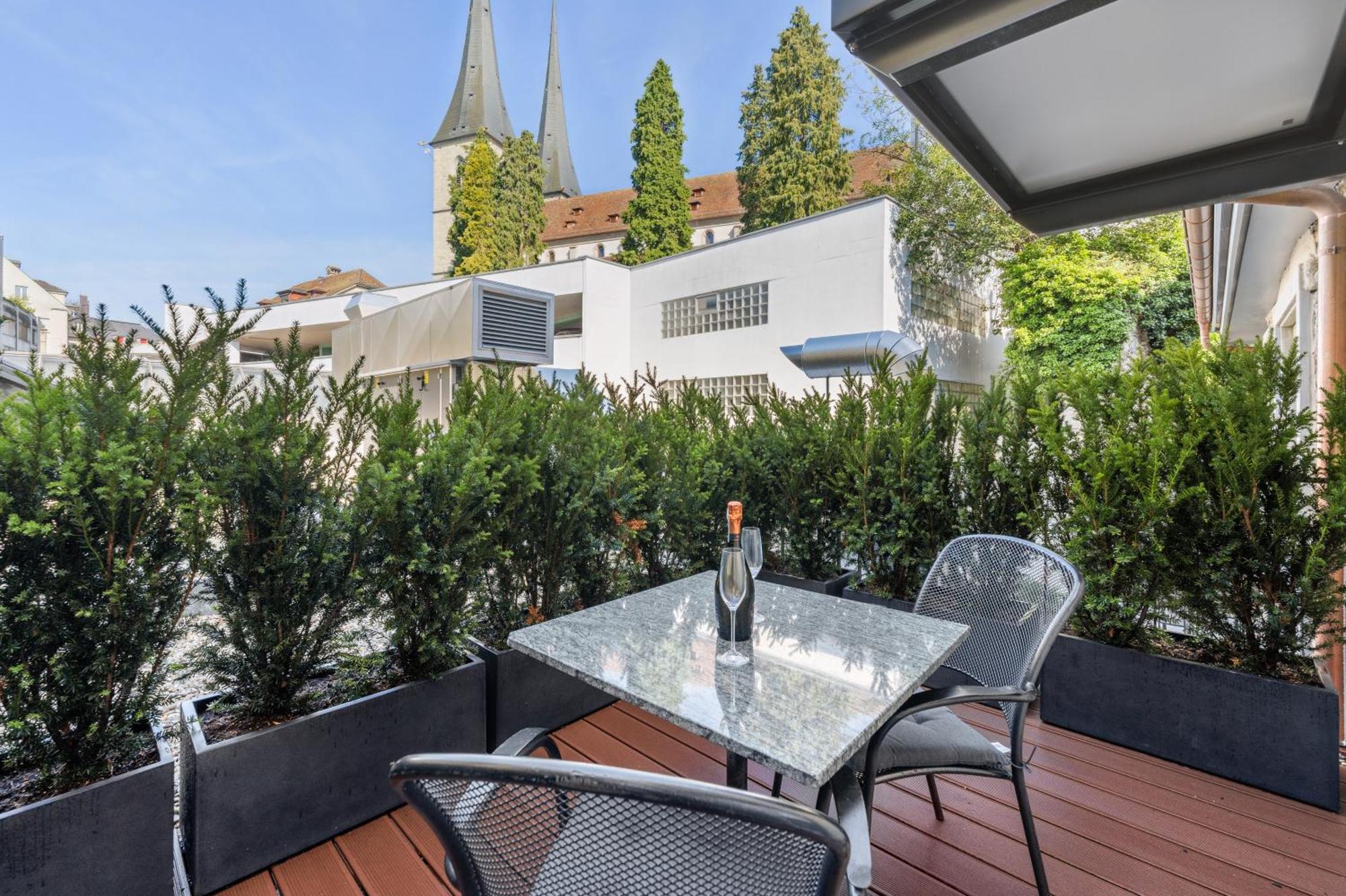 Glandon Rooms Haldenhof - Self-Check-In Lucerna Exterior foto